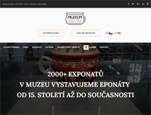 Tablet Screenshot of muzeumnocniku.cz